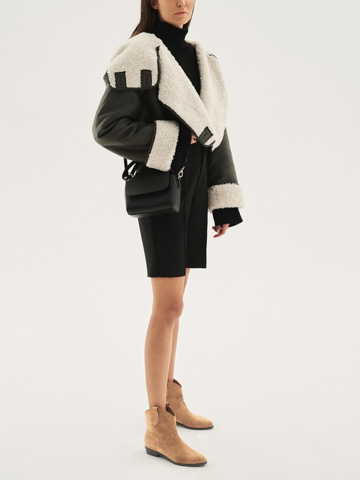 Jasnobrązowe botki damskie