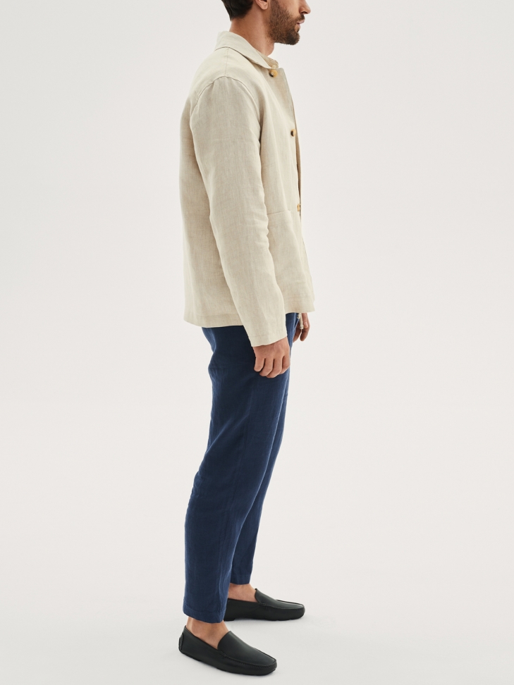 Czarne mokasyny męskie