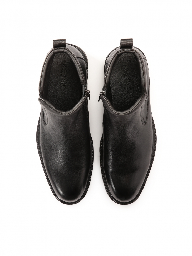 Komfortowe trzewiki męskie z zamkami