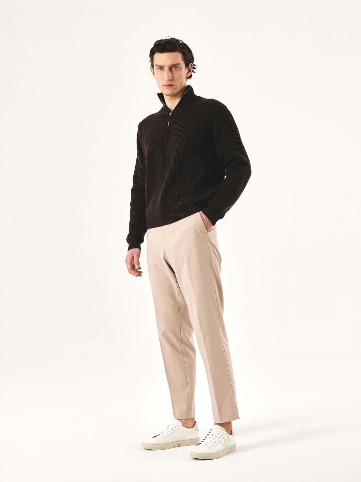 Komfortowe męskie sneakersy z sznurowaną cholewką