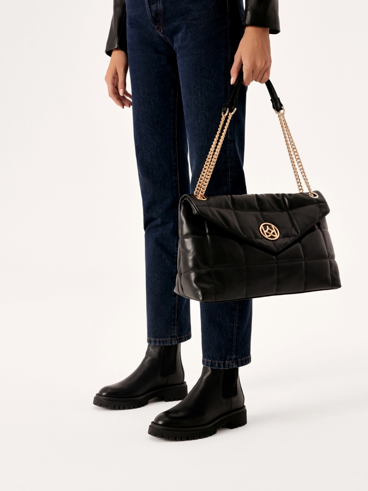 Skórzane botki typu chelsea boots