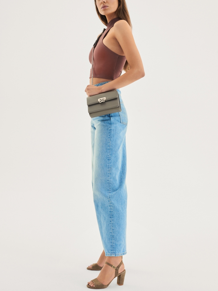 Taupe sandały damskie