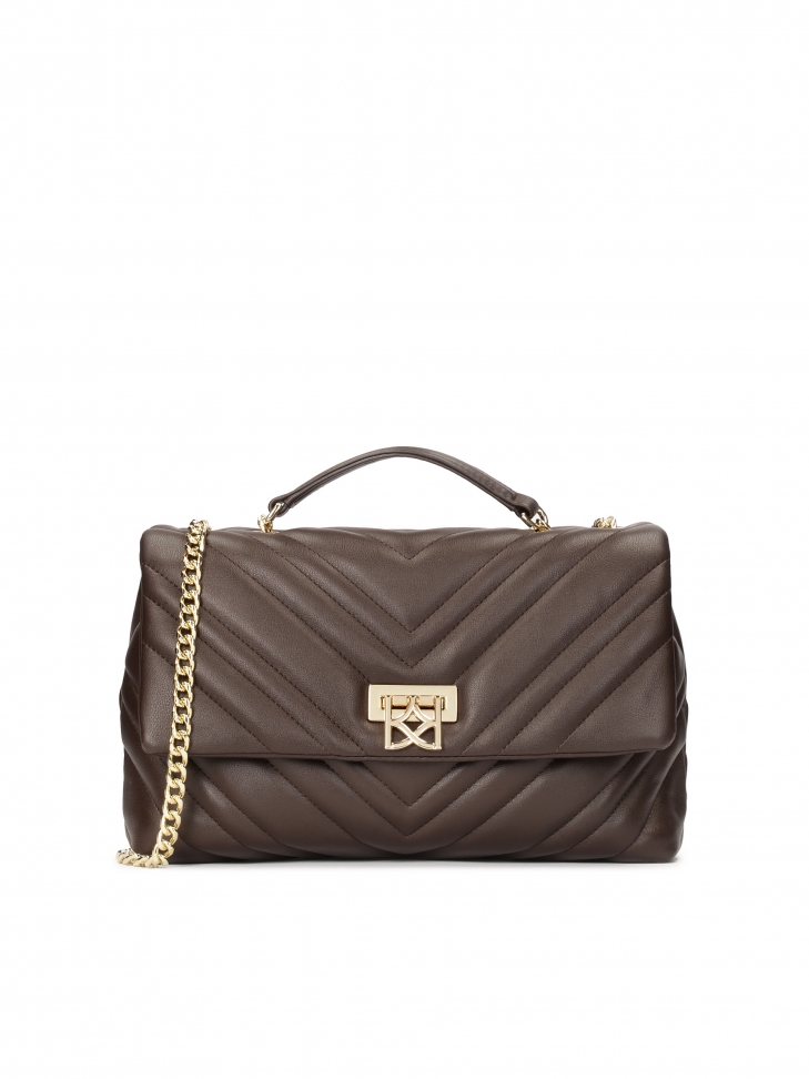 Kompaktowa torebka na ramię z modnym pikowaniem