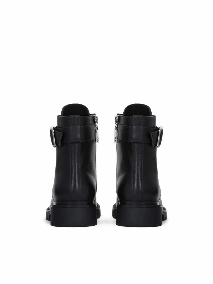 Czarne trzewiki damskie