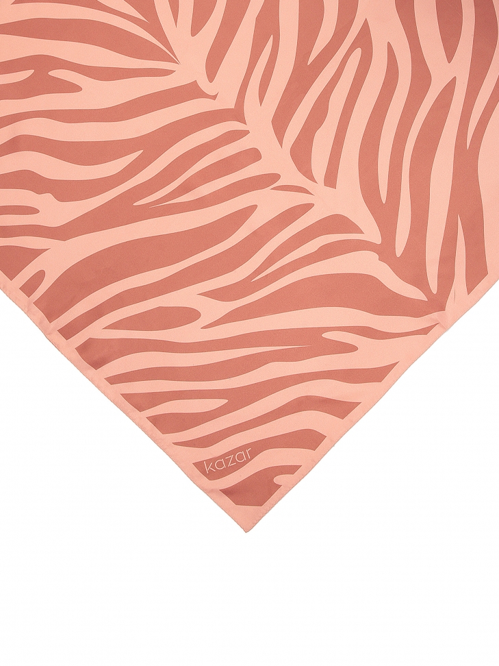 Wzorzysta apaszka z jedwabiu