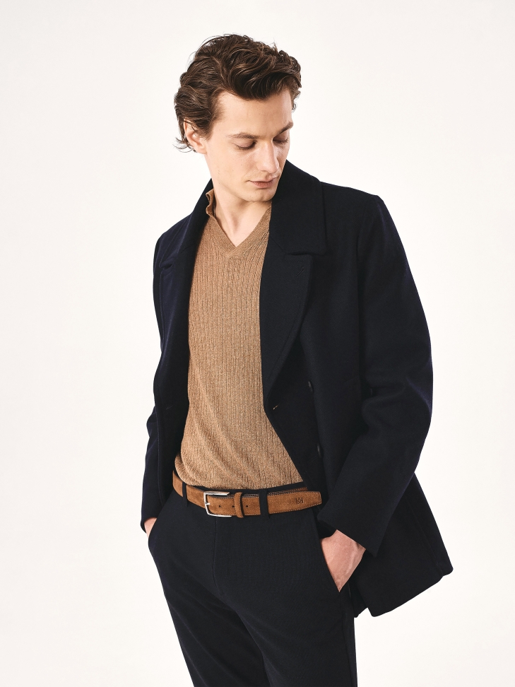 Brązowy pasek męski