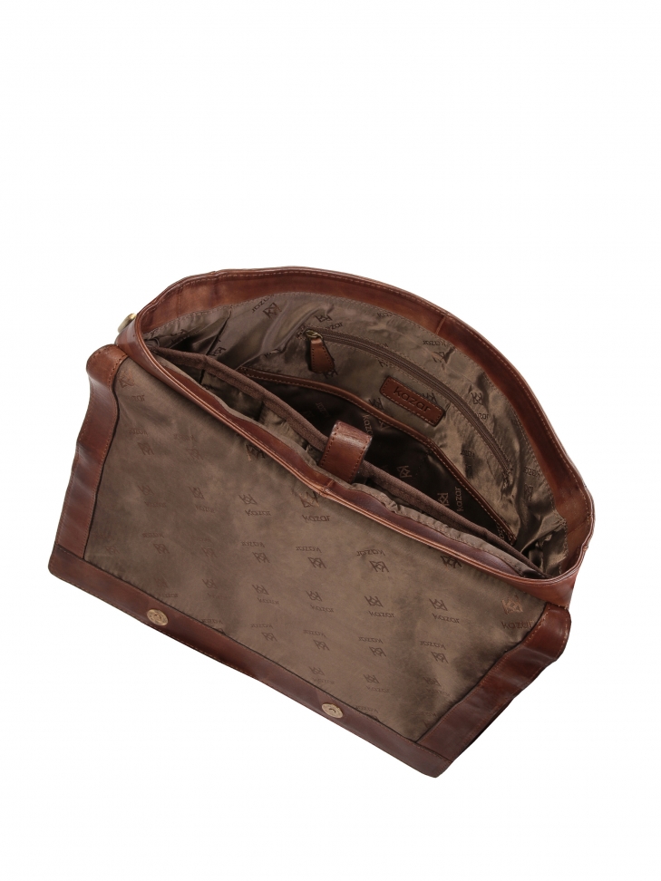 Duża torba męska z szerokim paskiem