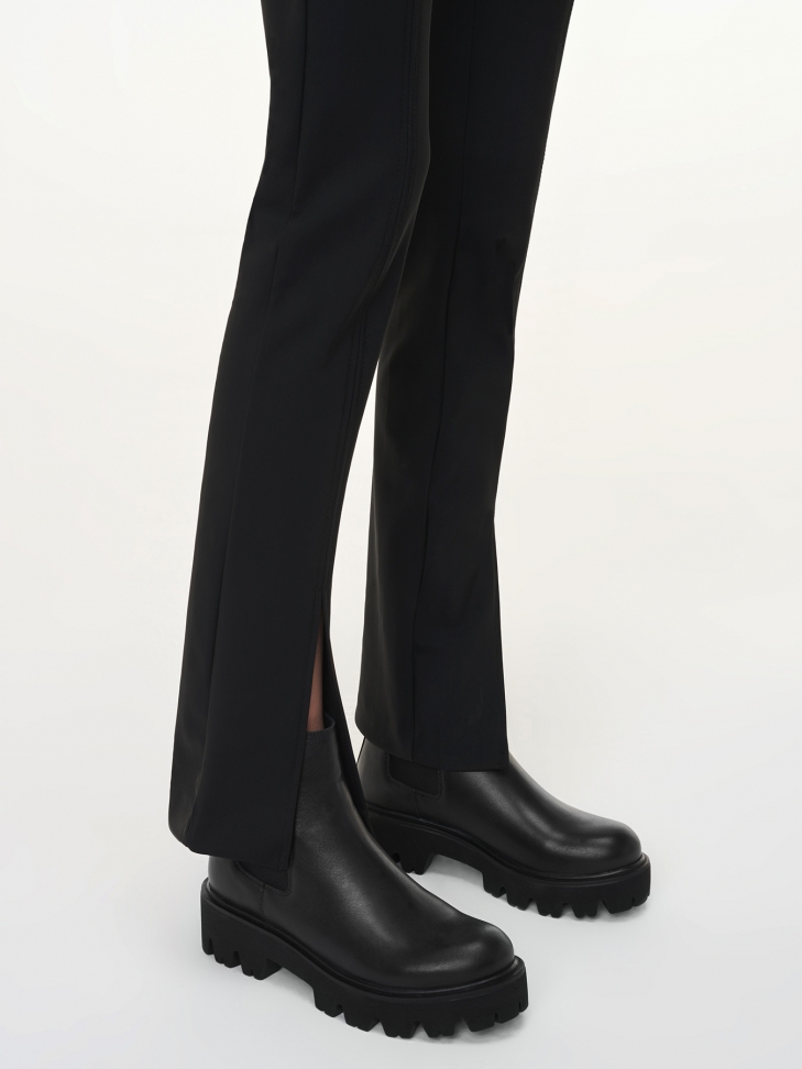 Czarne trzewiki damskie