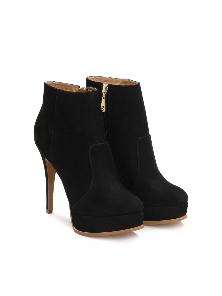 Czarne botki damskie