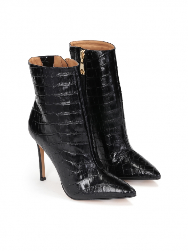 Czarne botki damskie