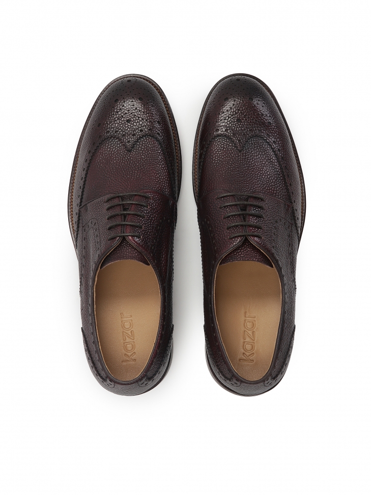 Eleganckie półbuty męskie z ażurowym zdobieniem