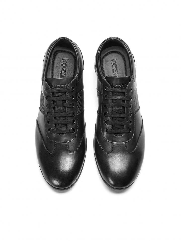 Czarne półbuty męskie