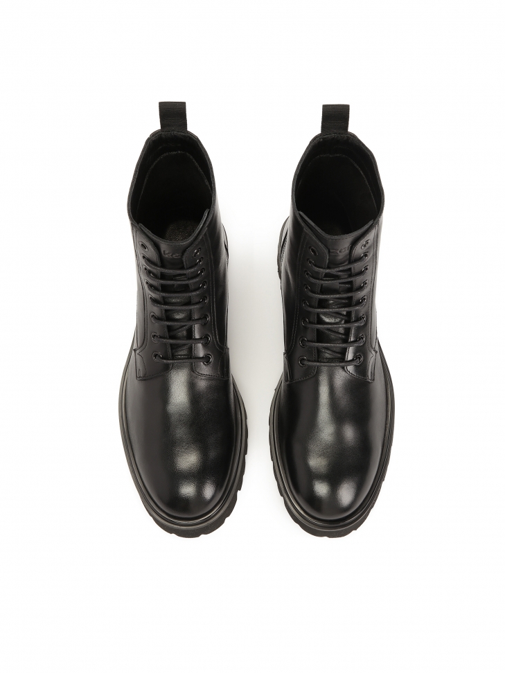 Uniwersalne męskie trzewiki z wysoką cholewką