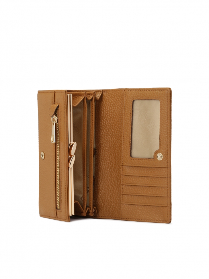 Skórzany portfel w egzotyczny wzór