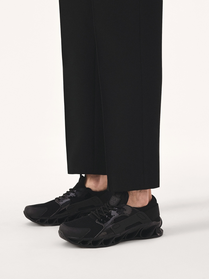 Sneakersy męskie z łączonych materiałów