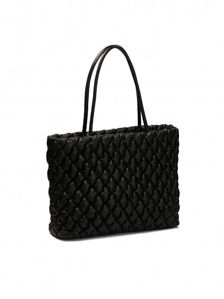 Duża pikowana torebka na ramię