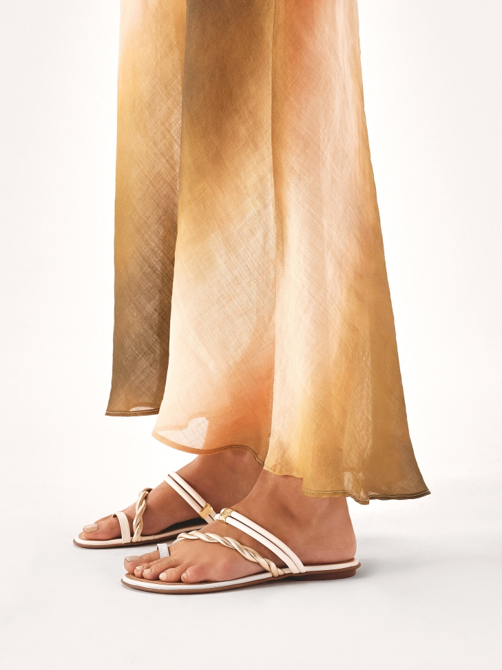 Skórzane klapki 2w1