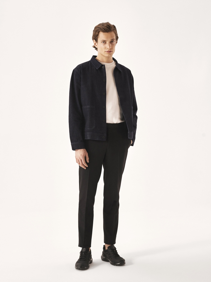 Czarne sneakersy męskie