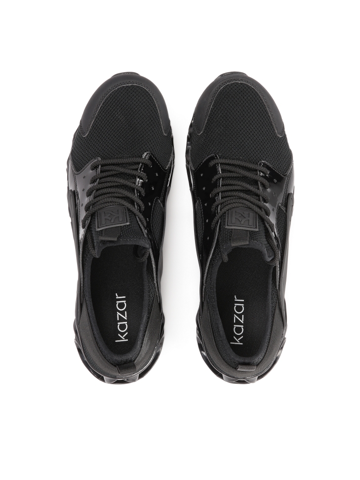 Sneakersy męskie z łączonych materiałów