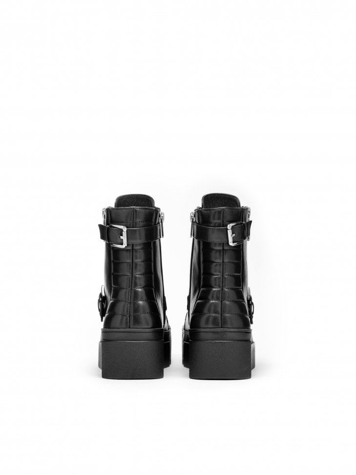 Czarne trzewiki damskie