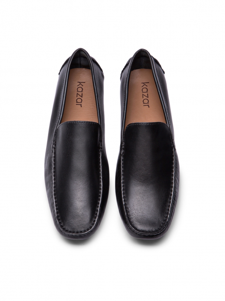 Czarne mokasyny męskie