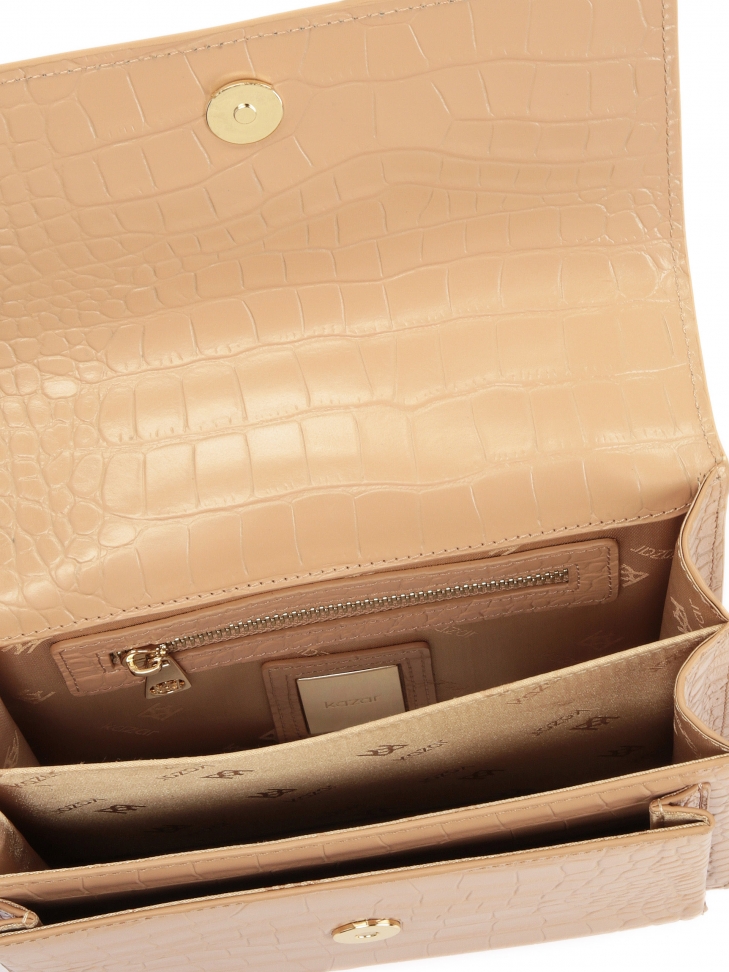 Mała torebka w tłoczony wzór oko