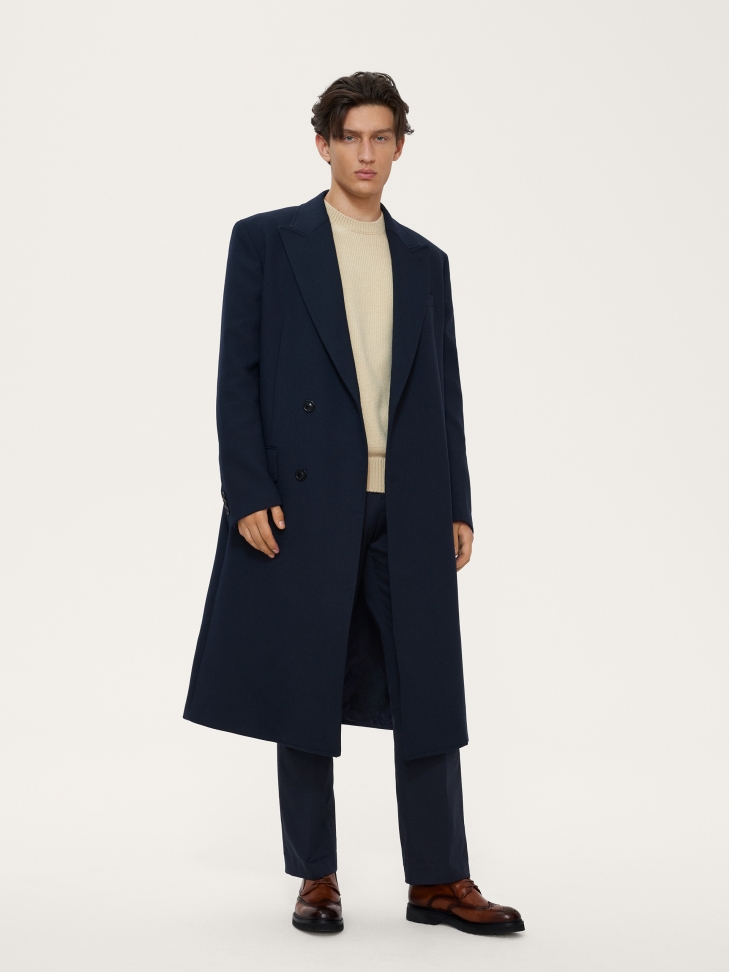 Brązowe cieniowane półbuty męskie typu Brogue