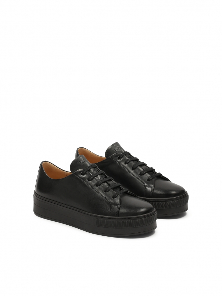 Czarne sneakersy damskie