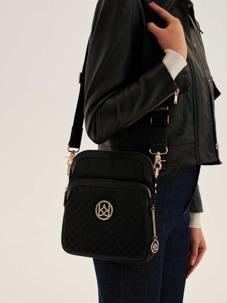 Czarna listonoszka damska