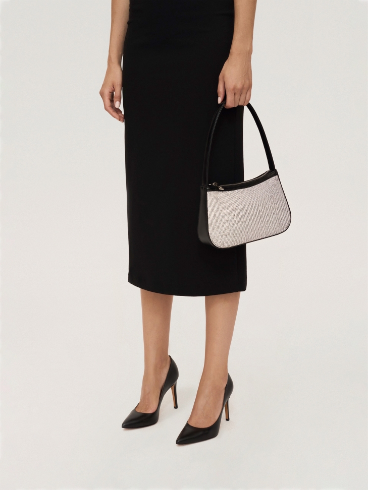 Czarne czółenka damskie na obcasie 10 cm