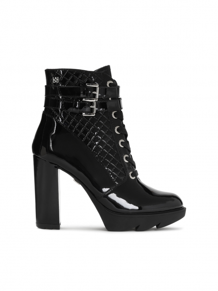 Czarne botki damskie