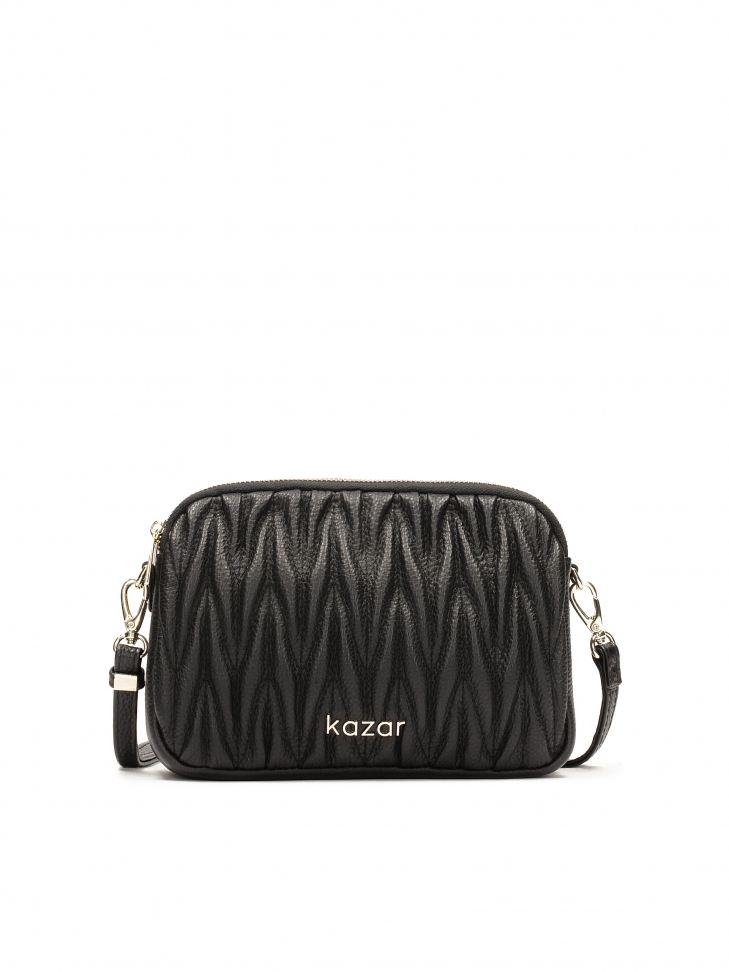 3-komorowa torebka z trójwymiarowym pikowaniem