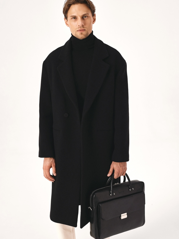 Biznesowa męska torba ze skóry