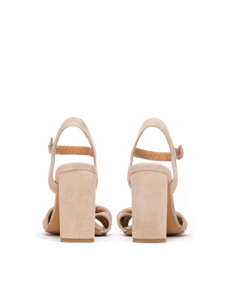 Beżowe sandały damskie