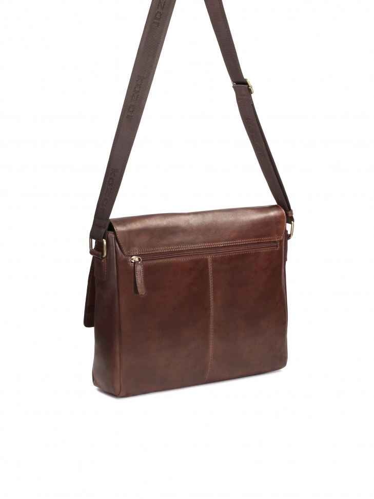 Duża torba męska z szerokim paskiem