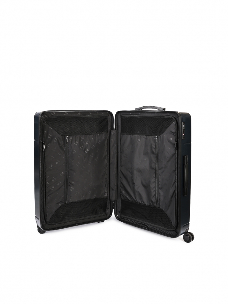 Duża pojemna walizka na kółkach z policarbonu