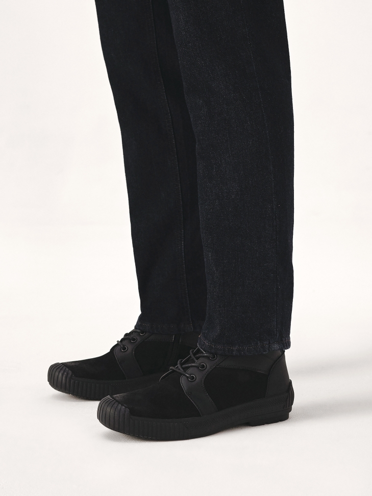 Czarne trzewiki z membraną Thinsulate