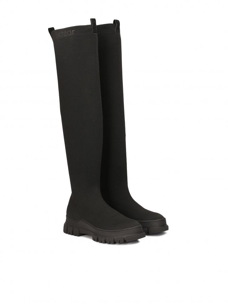 Elastyczne muszkieterki na prostej podeszwie