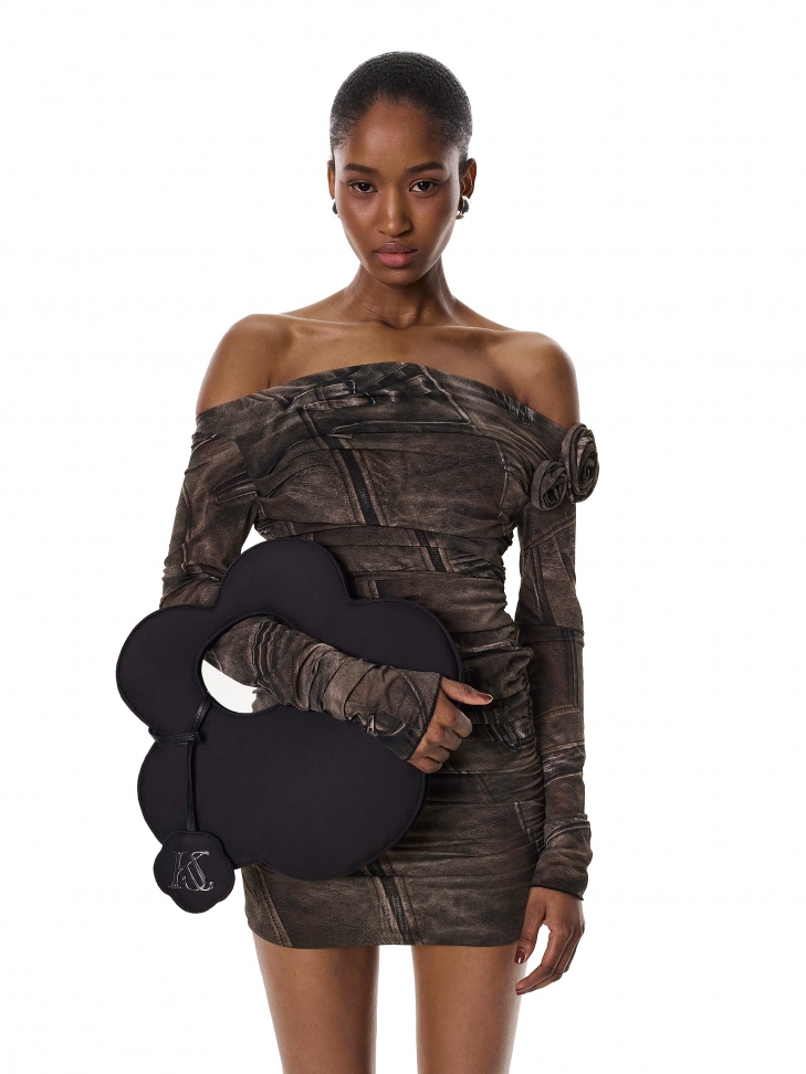 Nylonowa torebka w kształcie kwiatka