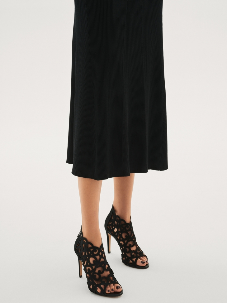 Czarne sandały damskie