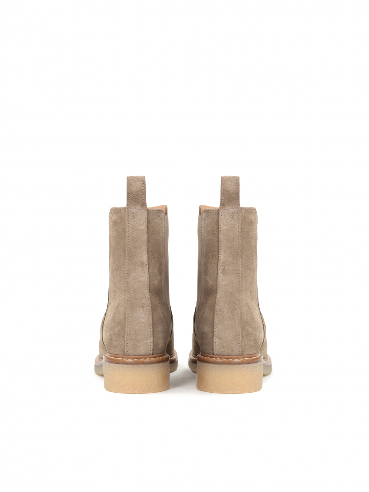 Beżowe sztyblety damskie