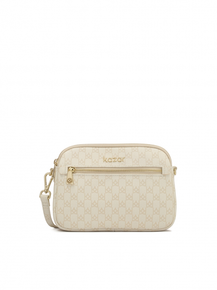 3-komorowa torebka z regulowanym paskiem