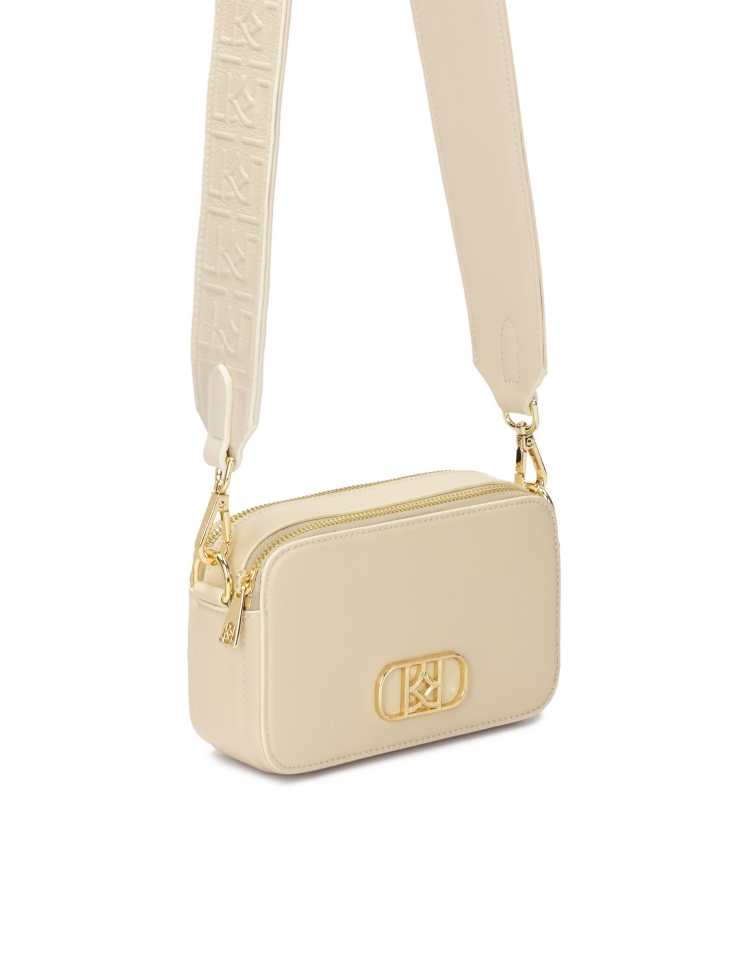 Skórzana torebka z dwoma odpinanymi paskami