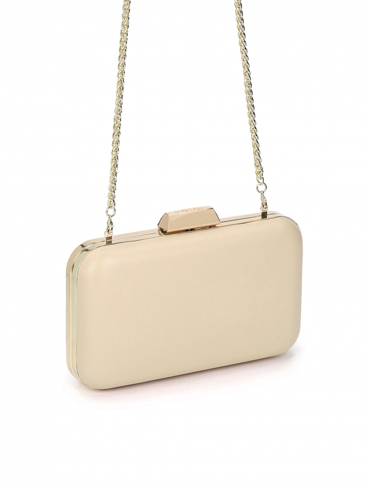 Kremowa kopertówka damska