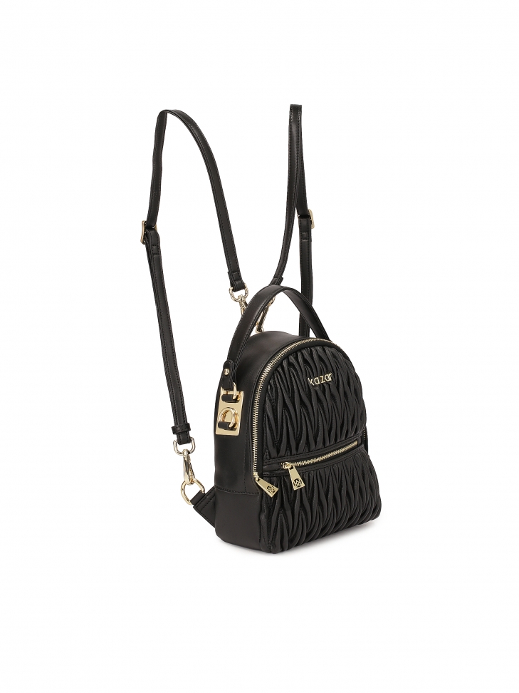 Elegancki plecak 2w1 z miękkiej skóry