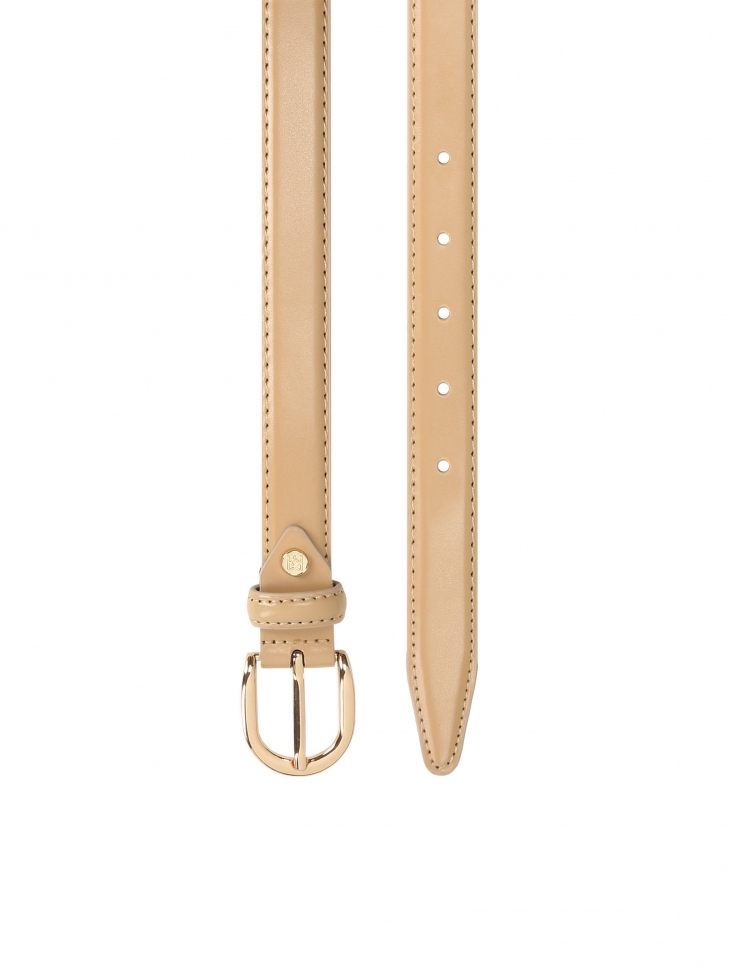 Beżowy pasek damski