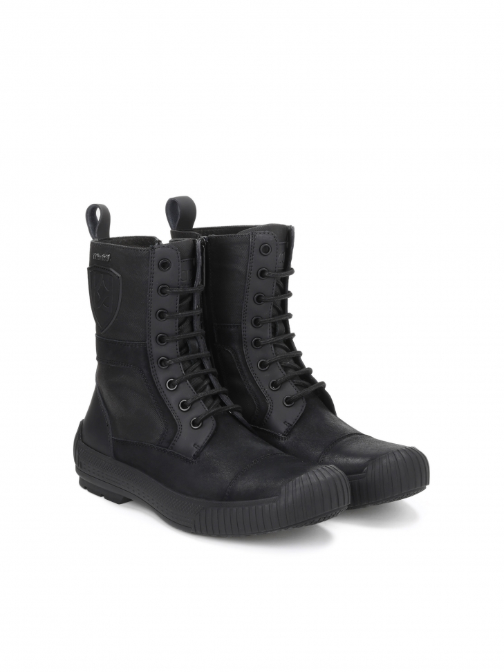 Czarne trzewiki męskie