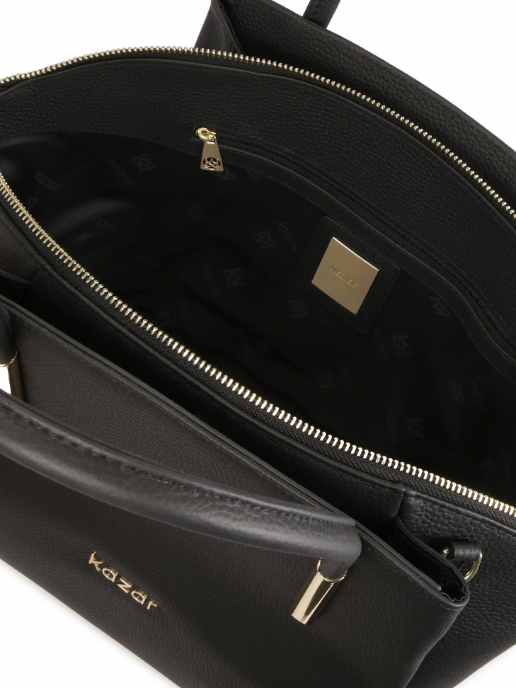 Trzykomorowa torebka na ramię