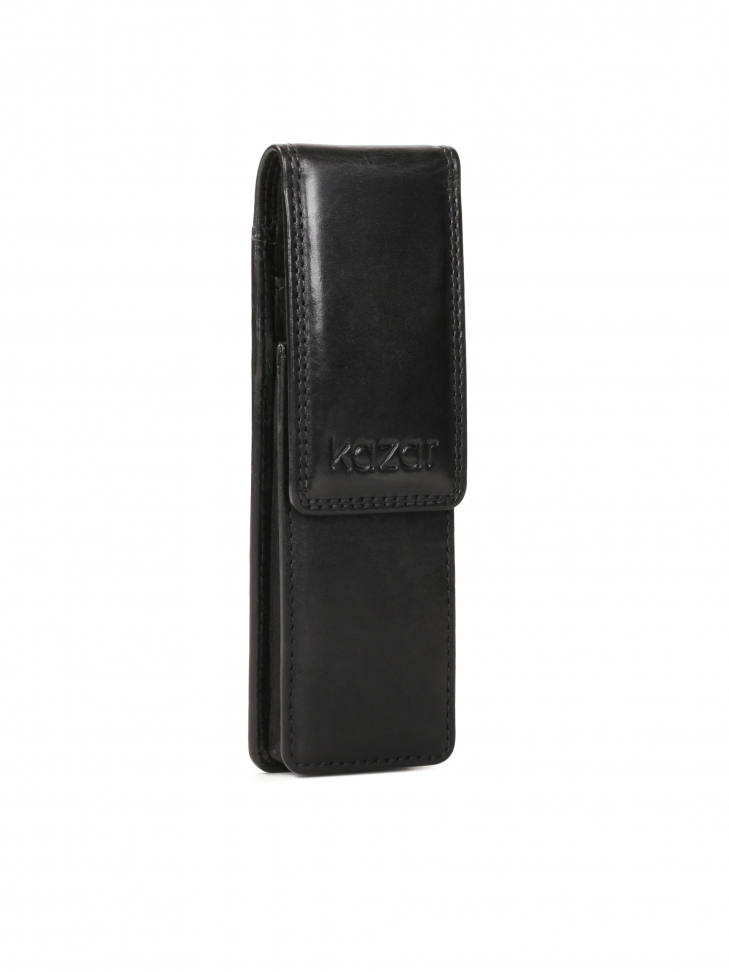 Eleganckie skórzane etui na 2 długopisy