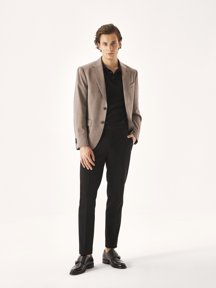 Podwójne monki z gładkiej skóry